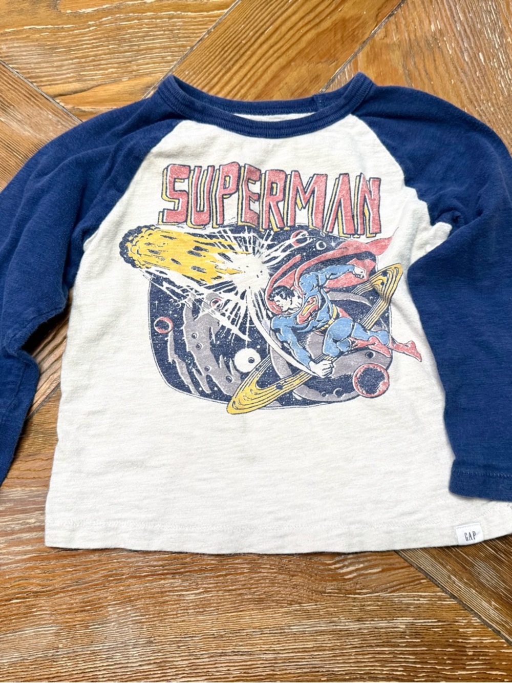 Gap Kids Superman Raglan Tee